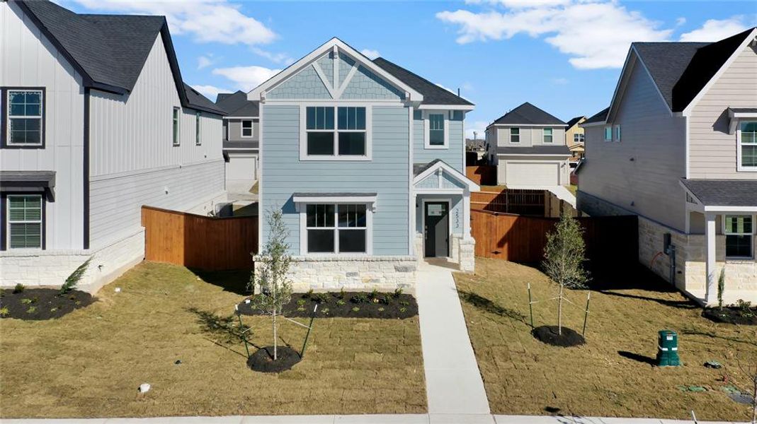 New construction Single-Family house 2515 Rose Archer Ln, Round Rock, TX 78665 The Livingston- photo