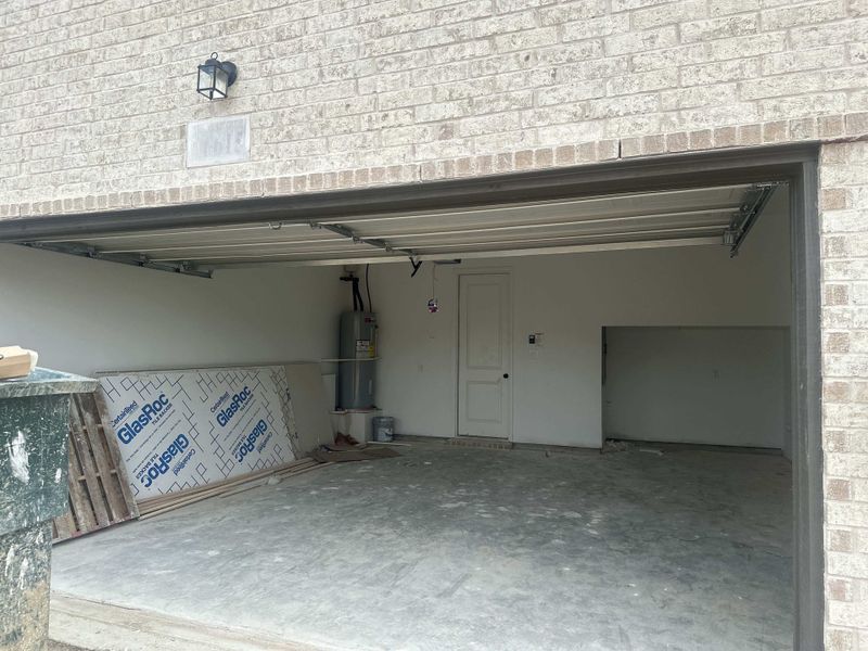 Garage Construction Progress