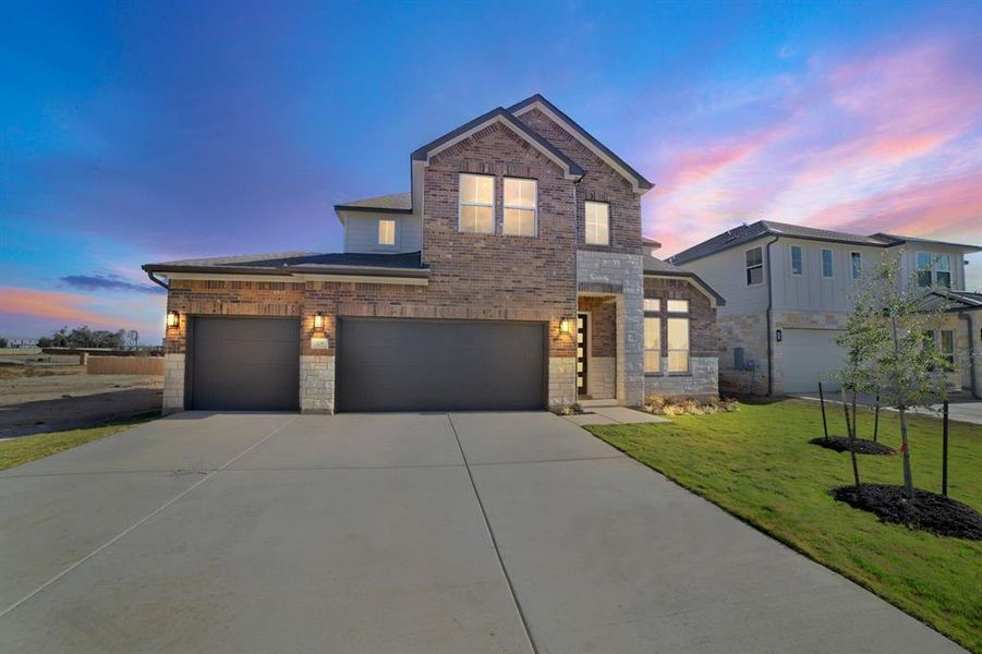 New construction Single-Family house 209 Medallion St, Liberty Hill, TX 78642 McKinley 4229 Freedom Series- photo
