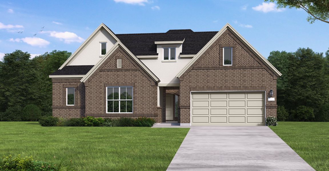 New construction Single-Family house Moody (2790-HS-50), 9831 Vista Ridge Circle, Willis, TX 77318 - photo