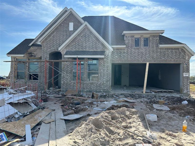 New construction Single-Family house 2410 Pear Blossom Lane, Manvel, TX 77578 Anson (2574-HV-45)- photo