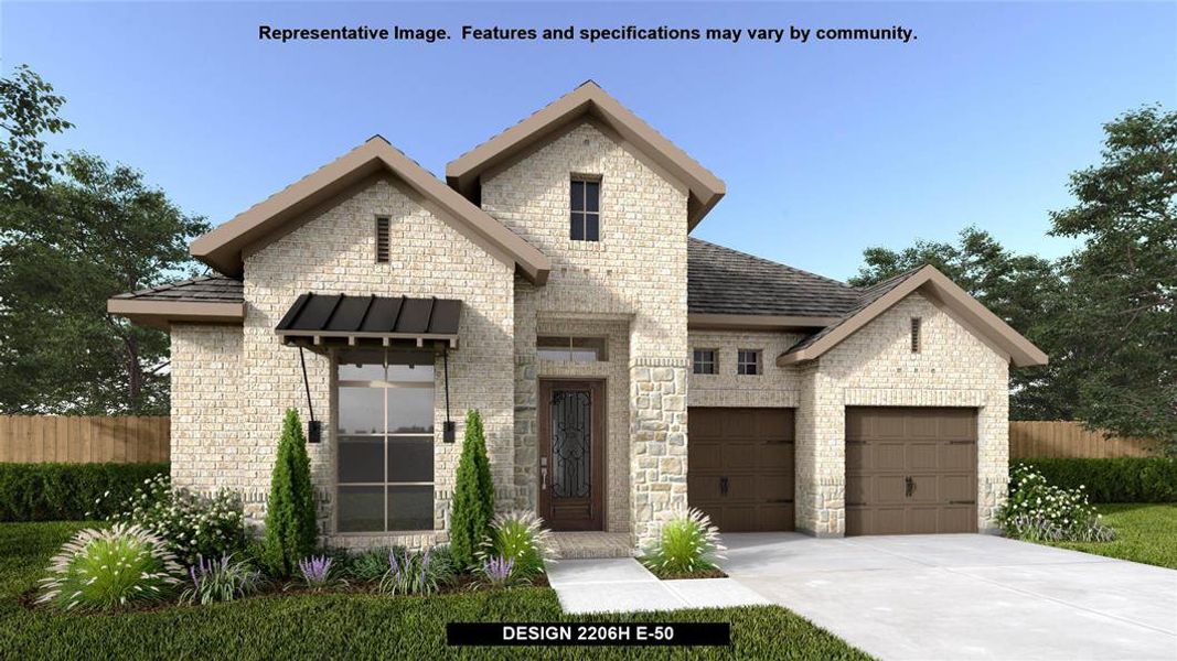 New construction Single-Family house 324 Rustic Barn Lane, Boerne, TX 78006 Design 2206H- photo