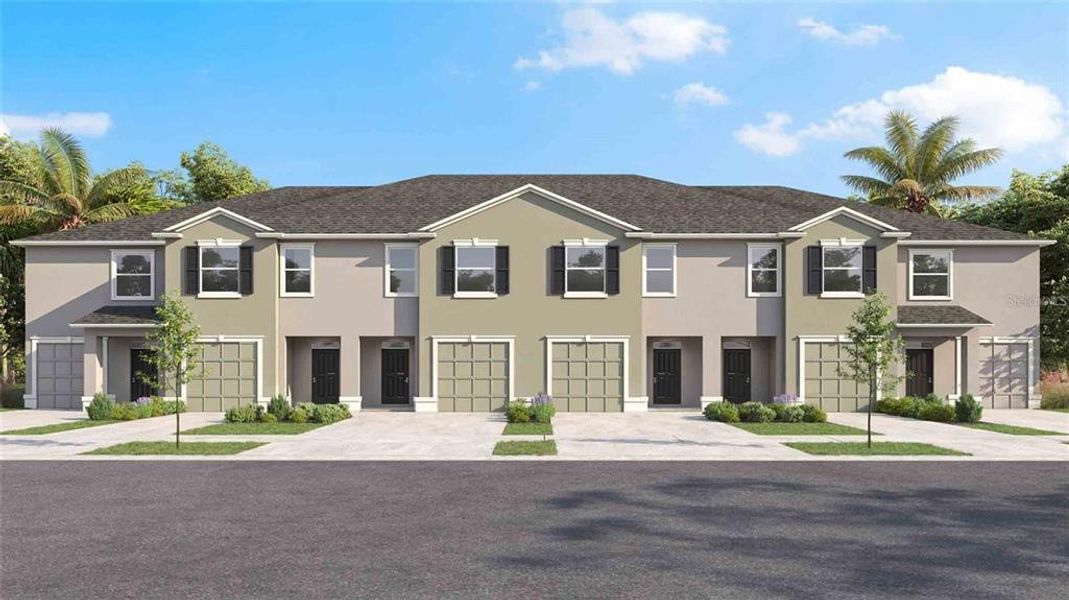 New construction Townhouse house 11100 Crescent Deer Drive, Land O' Lakes, FL 34638 - photo