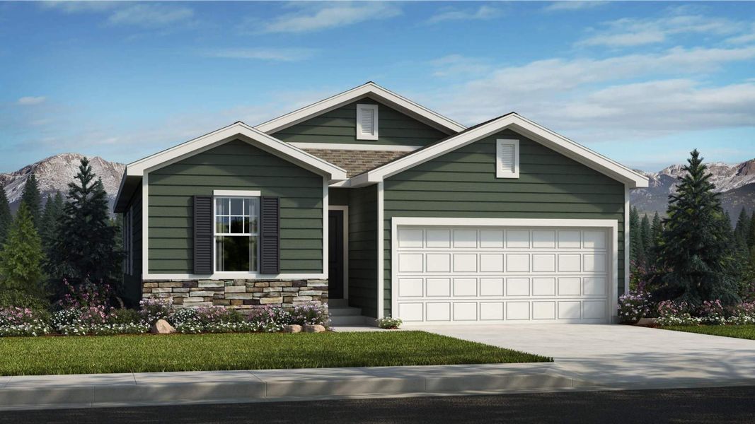 New construction Single-Family house The Hanover, 28309 East 7th Place, Watkins, CO 80137 - photo