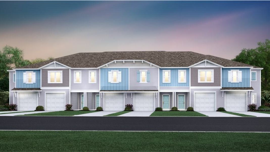 New construction Townhouse house Truman, 1852 Long Bay Road, Middleburg, FL 32068 - photo