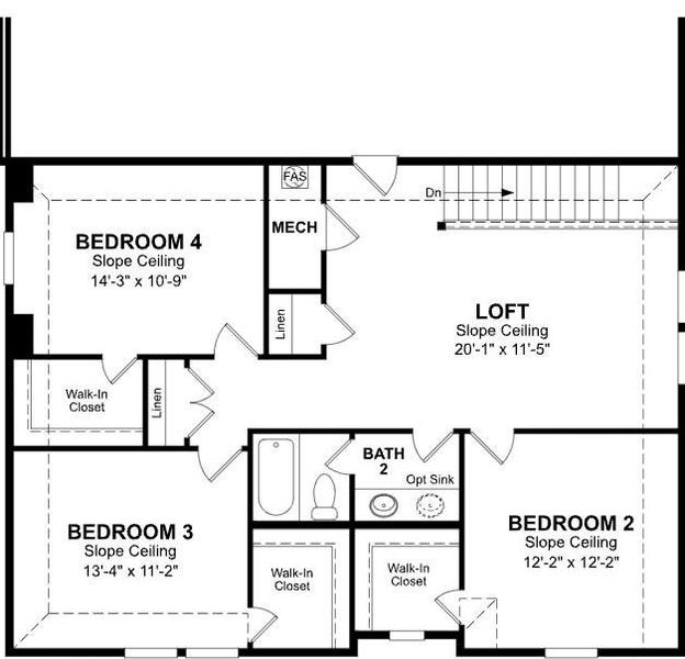 Beazer Homes Whitewing Ranier plan