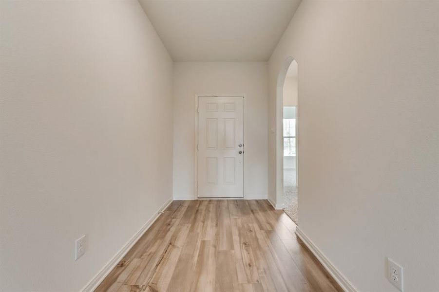 View of carpeted entryway