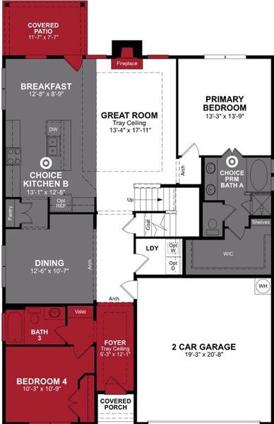 Beazer Homes Spiritas Ranch Avalon plan