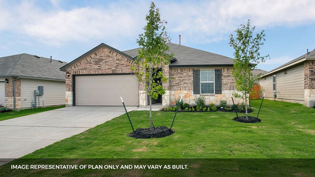 New construction Single-Family house 108 Briggs Ln., San Marcos, TX 78666 The Bellvue- photo