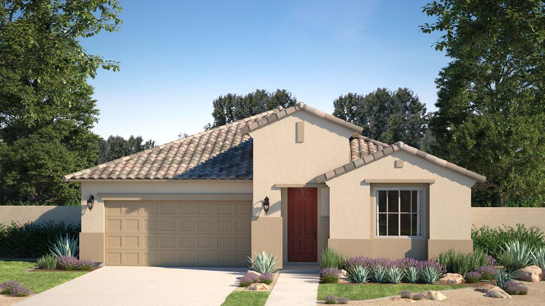 Spanish Elevation | Parker | The Villages at North Copper Canyon – Valley Series | New homes in Surprise, Arizona | Landsea Homes