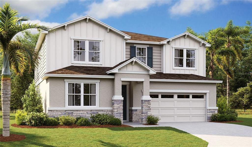 New construction Single-Family house 1000 Griffon Avenue, Lake Alfred, FL 33850 Ammolite- photo