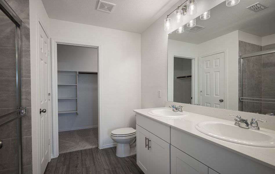 Owner's Bath with Double Vanity