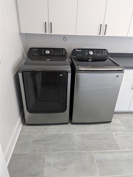 New Samsung Washer and Dryer Included.