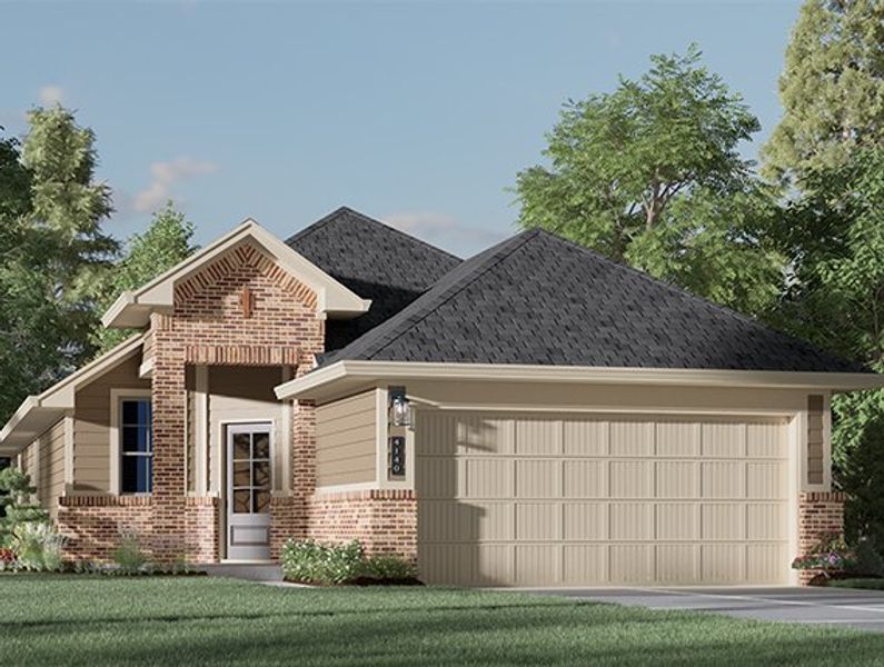 New construction Single-Family house 1138 Kinsey Wilderness Lane, Conroe, TX 77301 Conley- photo