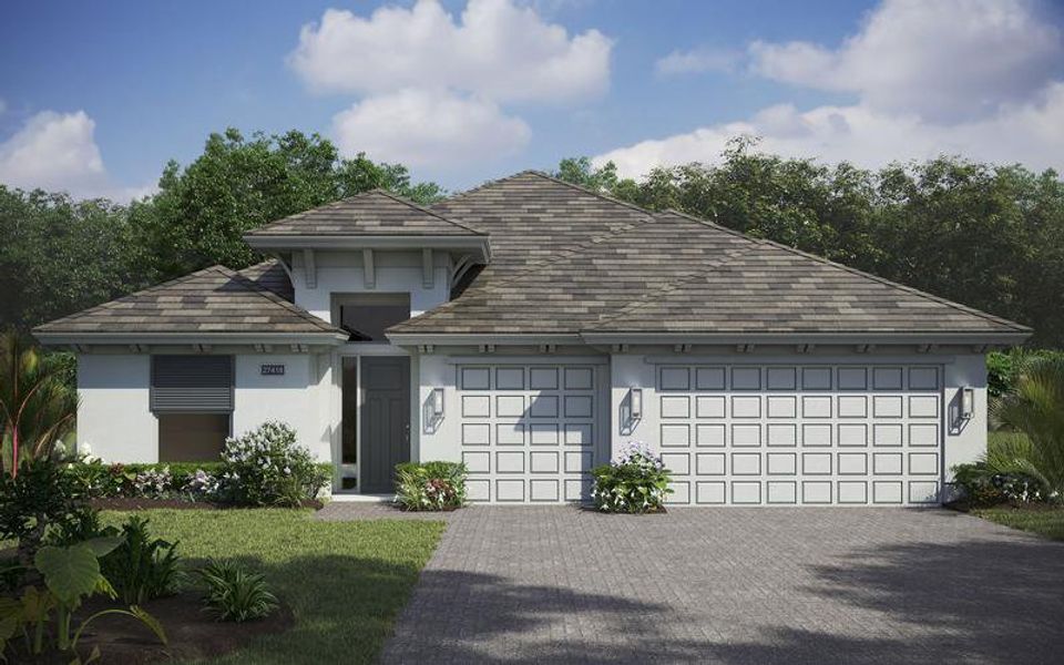 New construction Single-Family house Cordella Grande Duet, 6450 High Pointe Way, Vero Beach, FL 32967 - photo