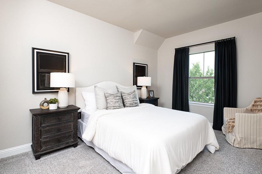 Bedroom 2 | Concept 3135 at Oak Hills in Burleson, TX by Landsea Homes