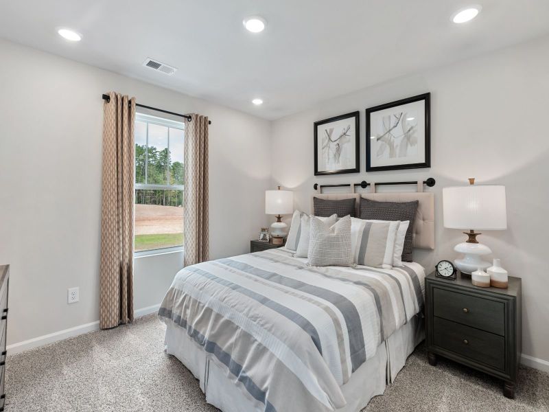 The Chatham floorplan offers four spacious secondary bedrooms.