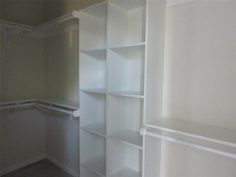 View of spacious closet