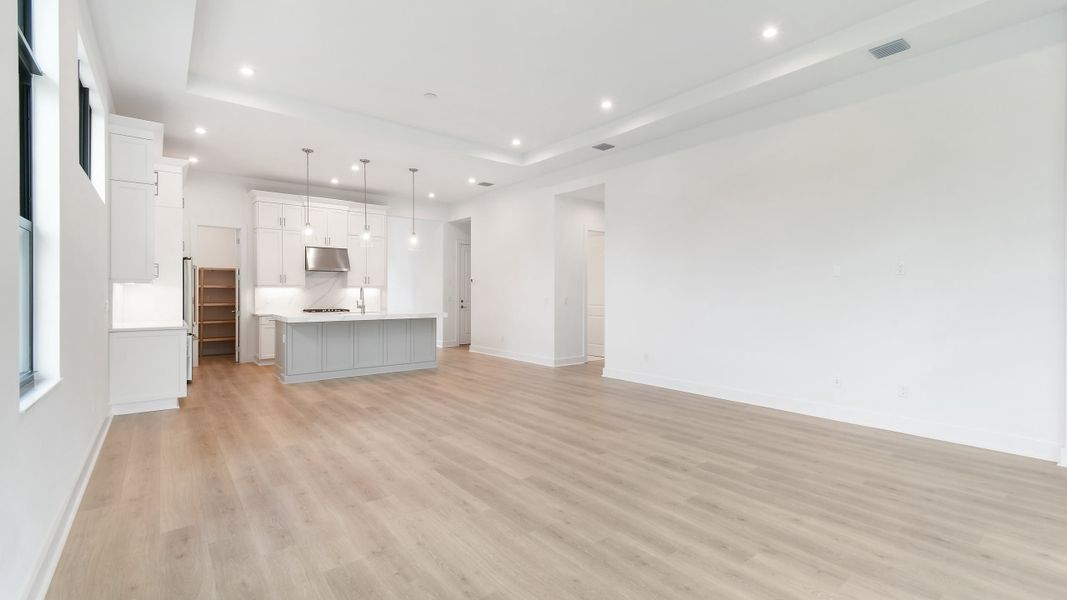 Great Room into Kitchen