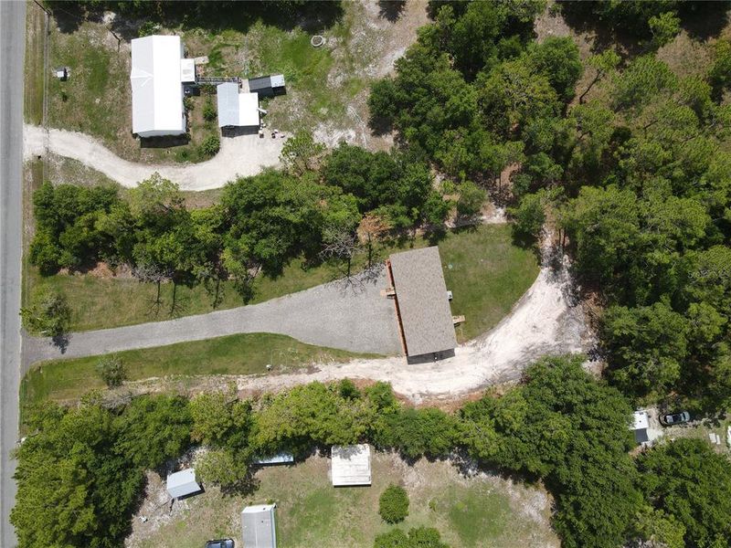 Aerial View after Lot Clearing