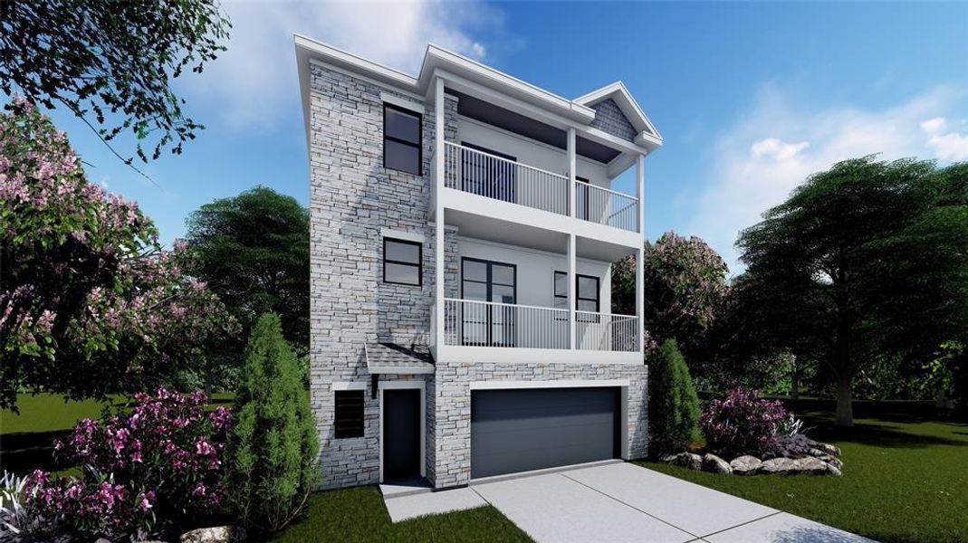 New construction Single-Family house Bennett, 1504 West 34th 1/2 Street, Houston, TX 77018 - photo