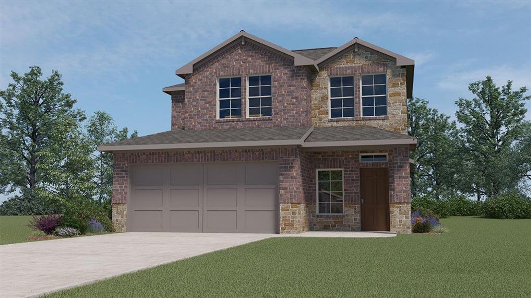 New construction Single-Family house 1882 Iron Creek Drive, Crandall, TX 75114 X30F Florence- photo