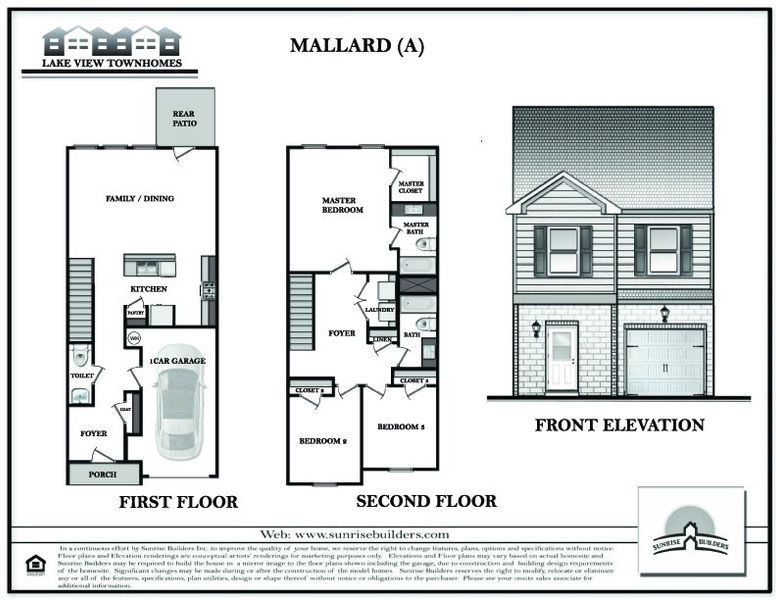 New construction Single-Family house Mallard, 8747 Lakeview Commons, Jonesboro, GA 30238 - photo