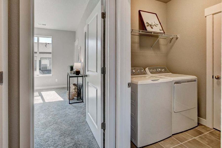 Laundry Room - Not Actual Home - Finishes May Vary