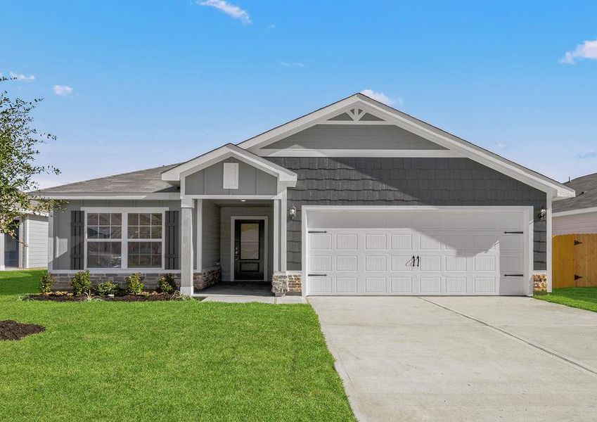 New construction Single-Family house Blanco, 25507 Greenwood Canyon Drive, Cleveland, TX 77328 - photo