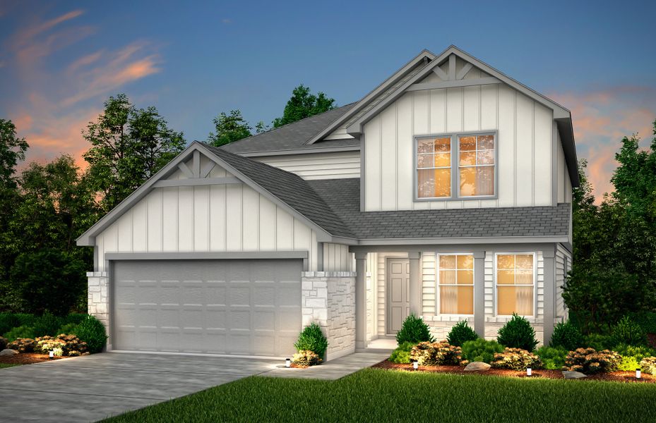 New construction Single-Family house Mesilla, 801 Altapass Hills, Seguin, TX 78155 - photo
