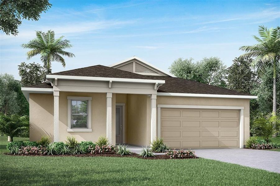 New construction Single-Family house 2590 Chickasaw Plum Loop, Clermont, FL 34711 Glades- photo