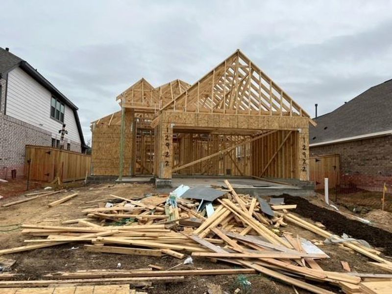 New construction Single-Family house 12922 Catfish River Court, Cypress, TX 77433 Muenster (1593-HV-30)- photo