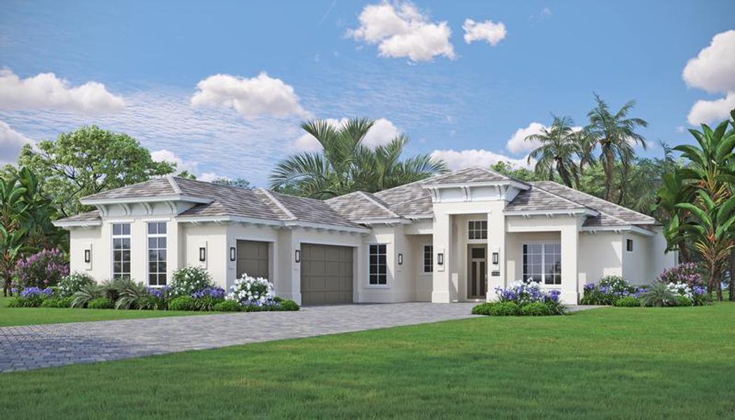 New construction Single-Family house 2325 Grand Harbor Reserve Square, Vero Beach, FL 32967 Somerset- photo