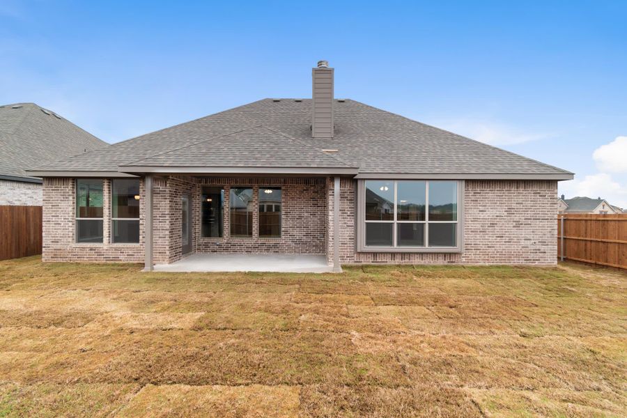 Rear Exterior | Concept 2370 at Massey Meadows in Midlothian, TX by Landsea Homes