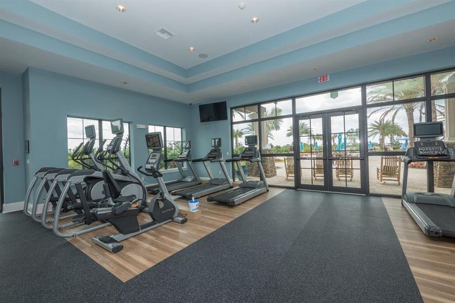 Retreat work out room