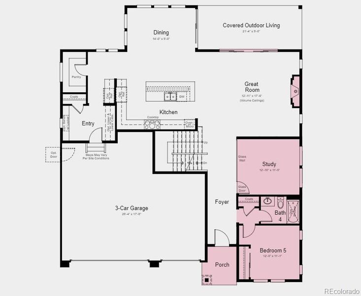 Structural options added include: first floor guest suite, study, fireplace, tub and shower in primary bath, unfinished basement.