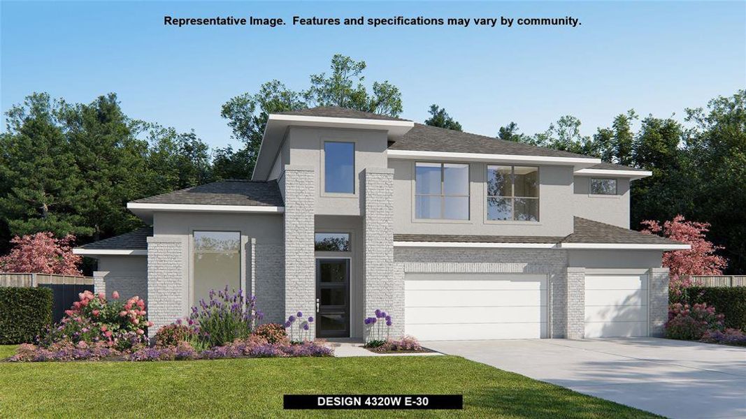 New construction Single-Family house 24502 Muhly Grass Road, Katy, TX 77493 Design 4320W- photo