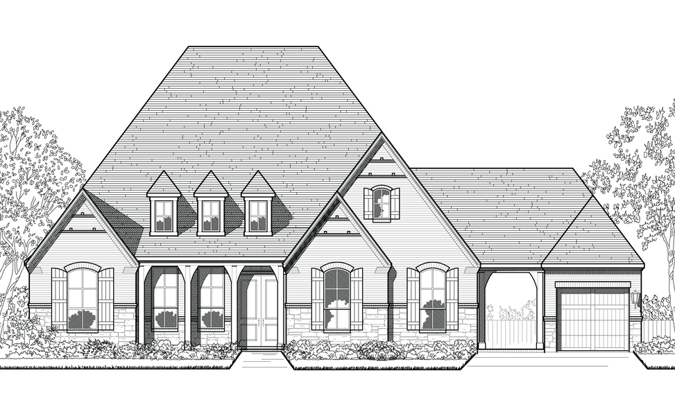 New construction Single-Family house 214G Plan, 117 Villoria Cove, Liberty Hill, TX 78642 - photo