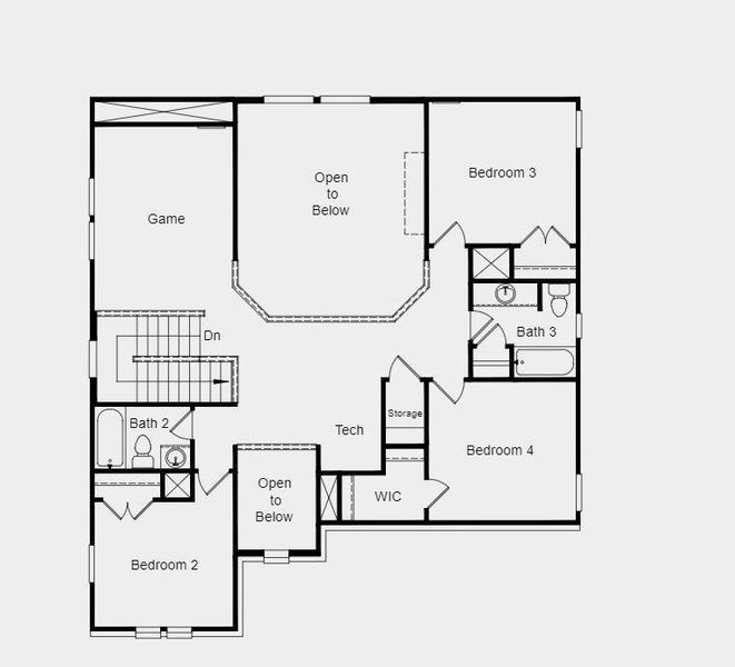 Structural options include: bedroom 5 and bath 4 in lieu of flex, 8' interior doors, slide in tub in primary, gas line for future outdoor grill, and shower in lieu of tub and shower combo in secondary bath.