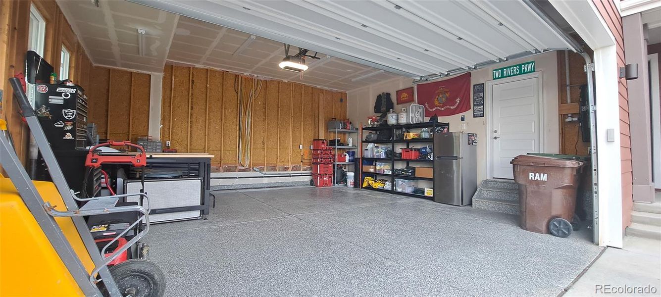 2 car garage