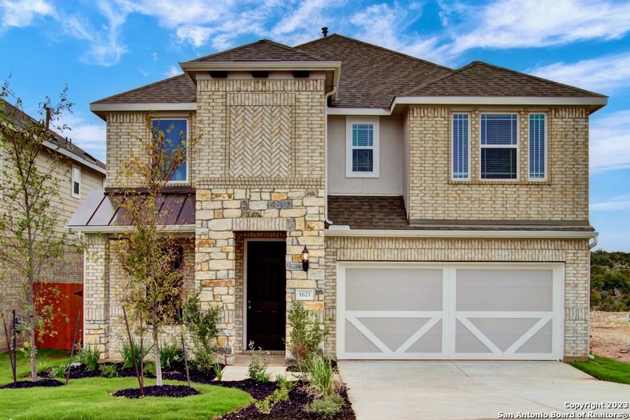New construction Single-Family house 1621 Couser Avenue, New Braunfels, TX 78132 Enclave Series - Cayman- photo