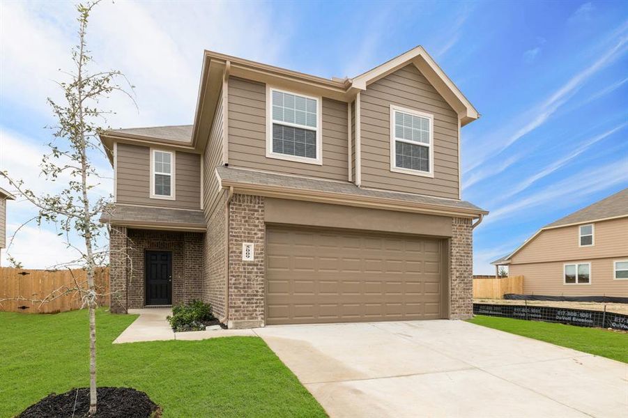 New construction Single-Family house 5009 Chital Drive, Fort Worth, TX 76036 The Lowry- photo