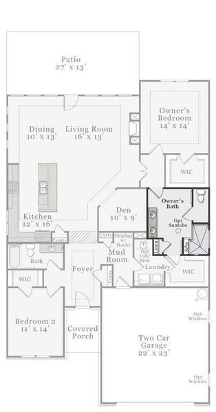 Craftsman Optional - L Shaped Owner's Shower