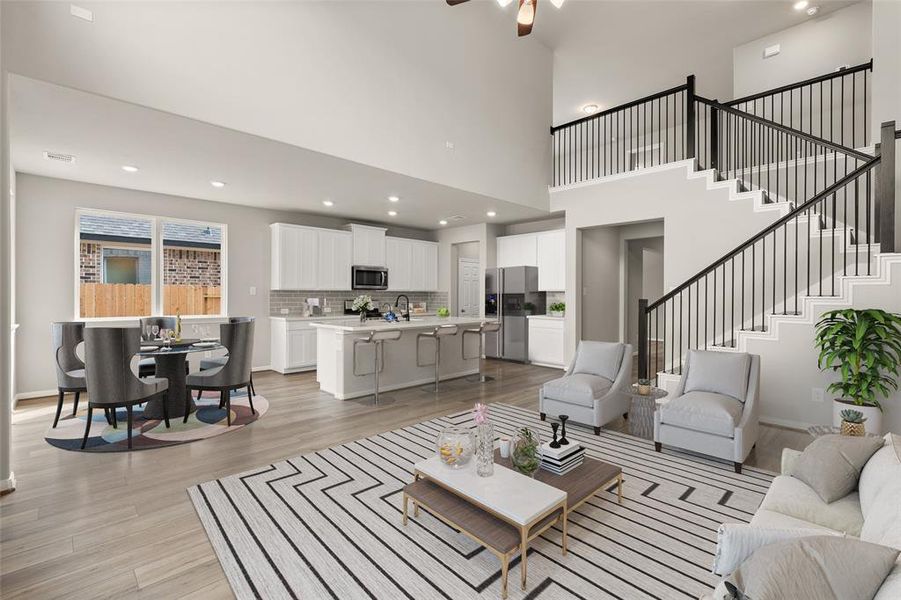 This home boasts a spacious open concept layout that combines the best of modern design and comfort for everyday living.