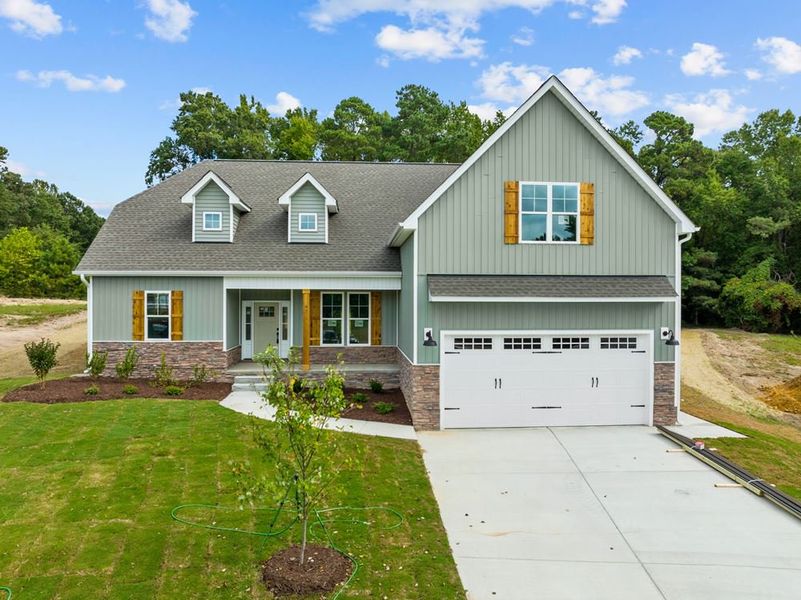New construction Single-Family house The Salem, 97 Buckstone Place, Willow Spring, NC 27592 - photo