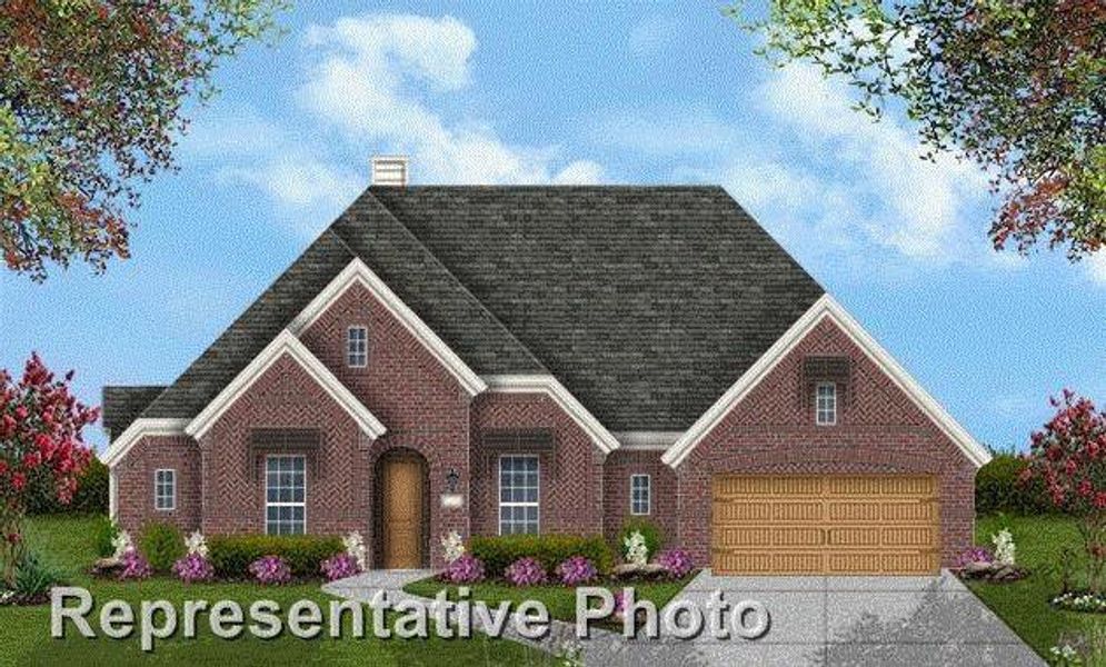 New construction Single-Family house 2408 Cornerstone Drive, Mansfield, TX 76063 Pollok (2598-DM-60 ELE-A)- photo