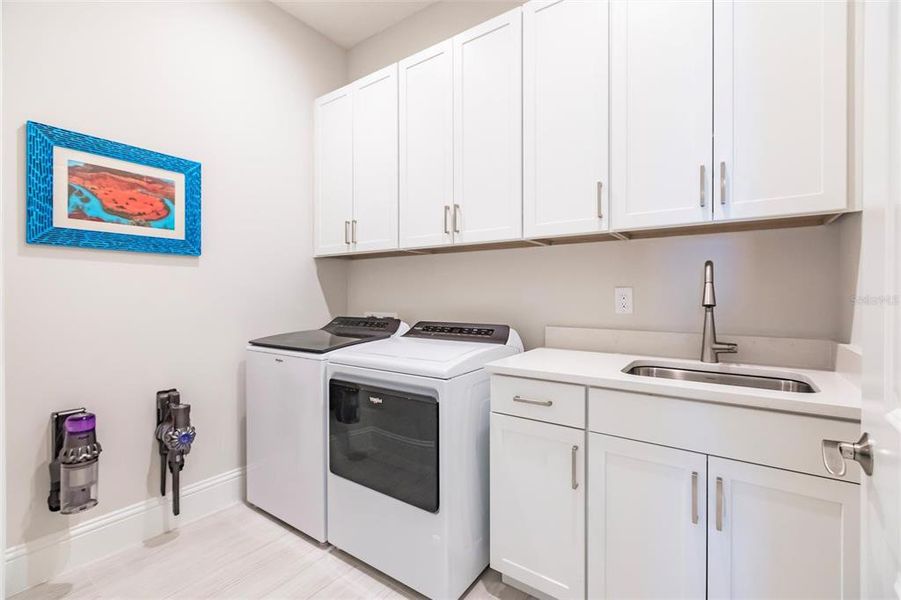 Laundry Room in Guest Wing