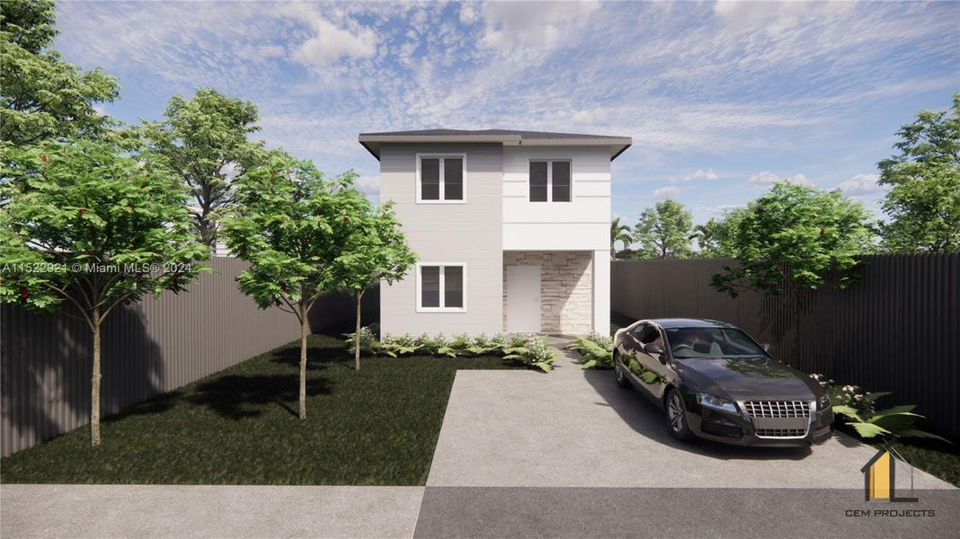 New construction Single-Family house Miami, FL 33142 - photo