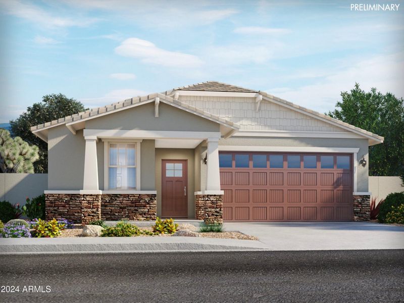 New construction Single-Family house 24192 W Hopi Street, Buckeye, AZ 85326 Leslie- photo