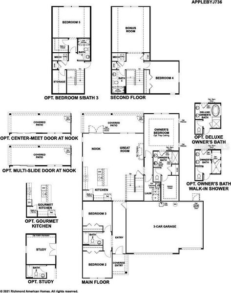 New construction Single-Family house 16 Moana Court E, Palm Coast, FL 32137 Appleby- photo